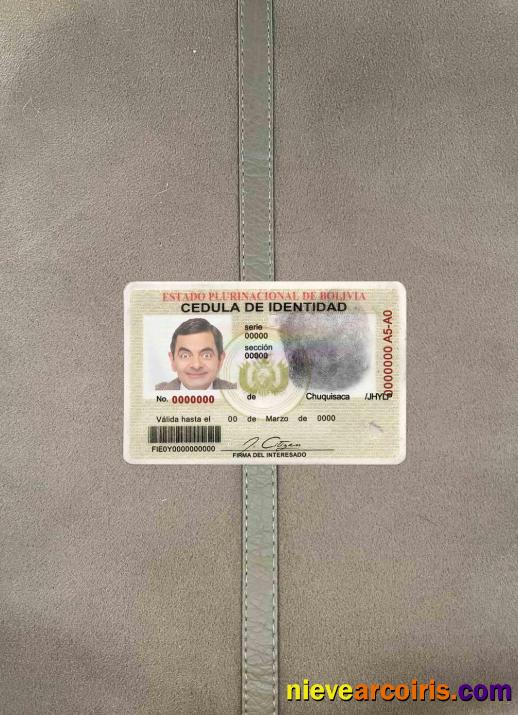 Bolivia ID photolook